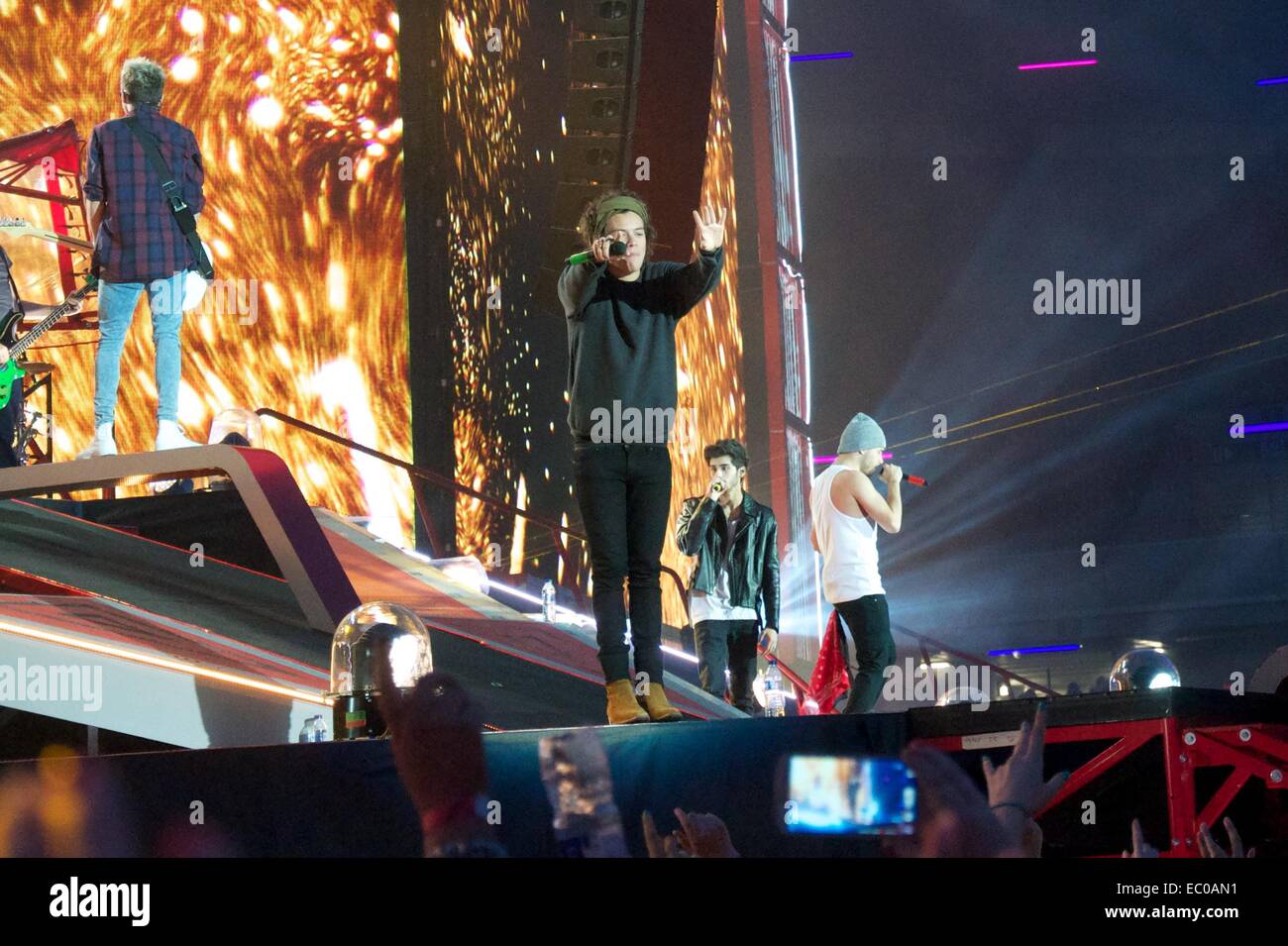 One Direction perform in Edinburgh tonight as part of their 'Where We