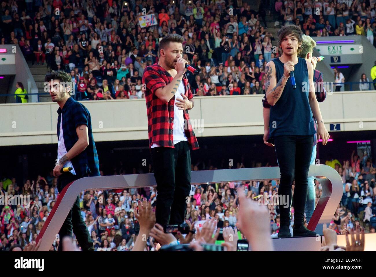 One Direction perform in Edinburgh tonight as part of their 'Where We