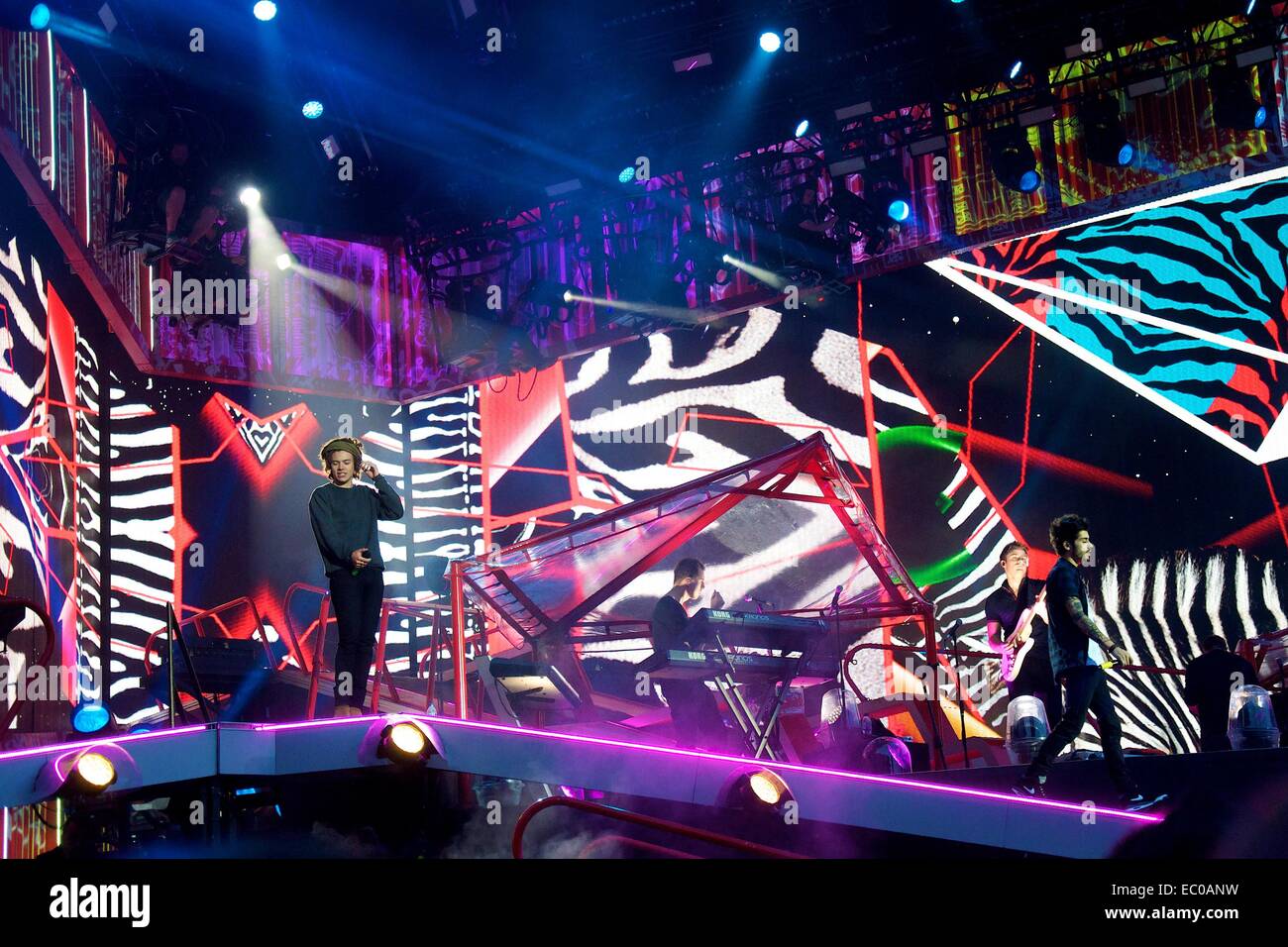 One Direction perform in Edinburgh tonight as part of their 'Where We