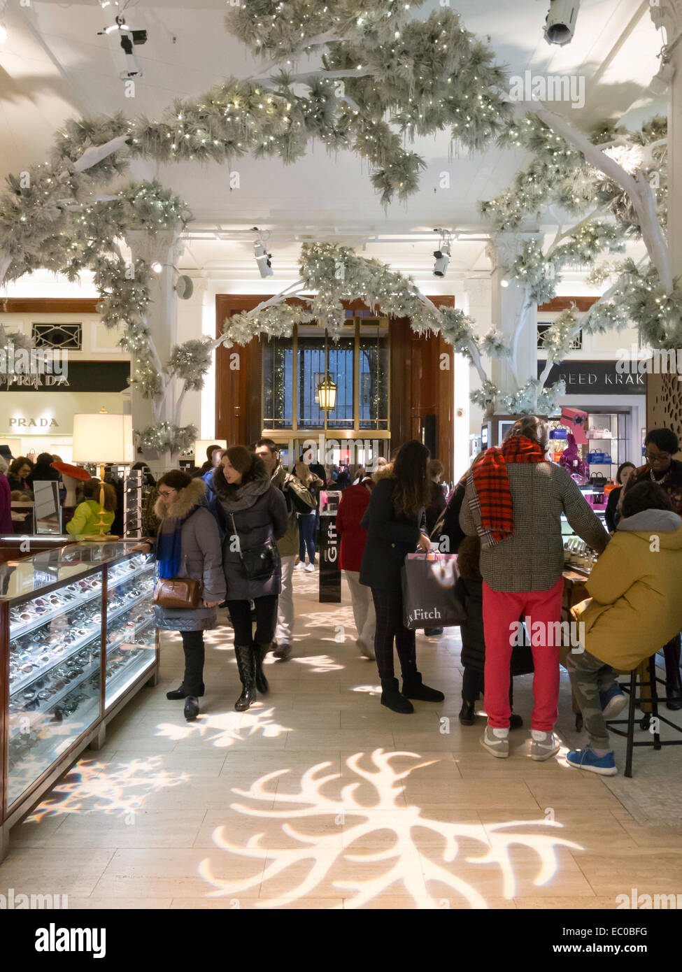 Saks Fifth Avenue Flagship Store Interior, NYC Stock Photo Alamy