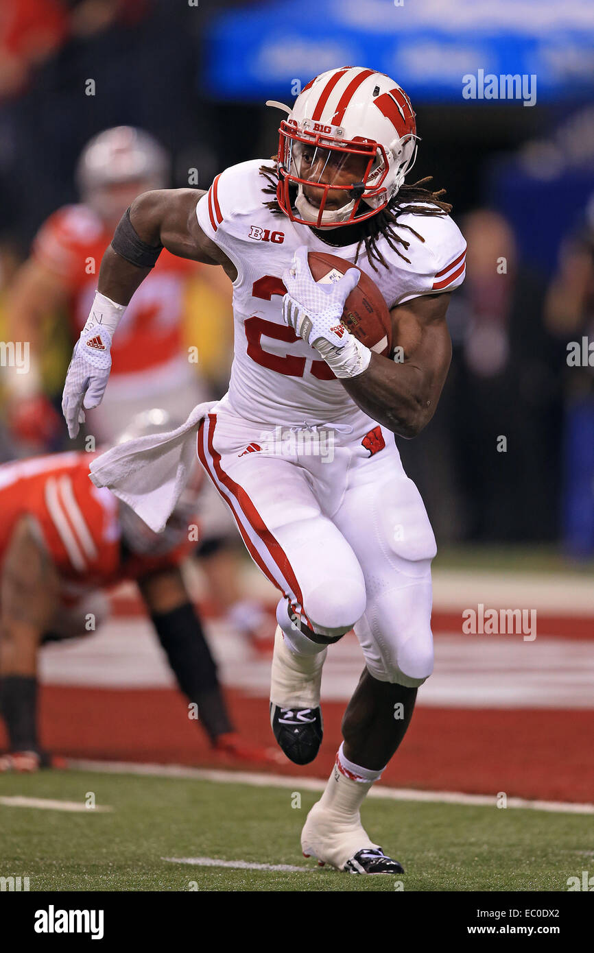 Indianapolis, IN, USA. 06th Dec, 2014. Wisconsin Badgers running back