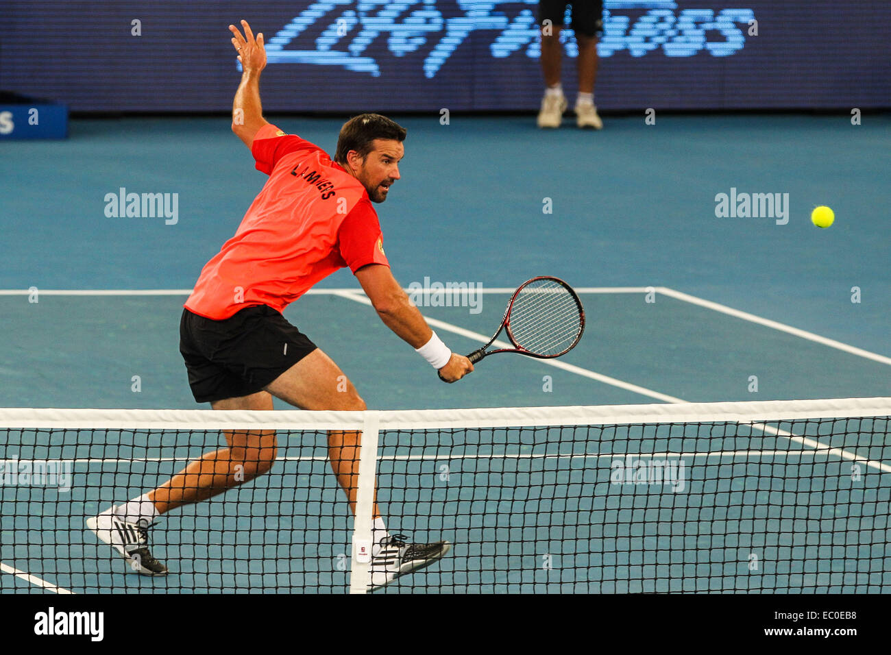 New Delhi, India. 6th Dec, 2014. Patrick Rafter of Singapore Slammers ...