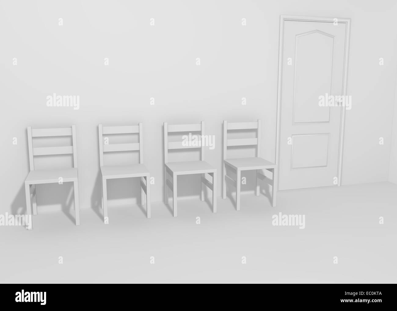 Chairs in waiting Black and White Stock Photos & Images - Alamy