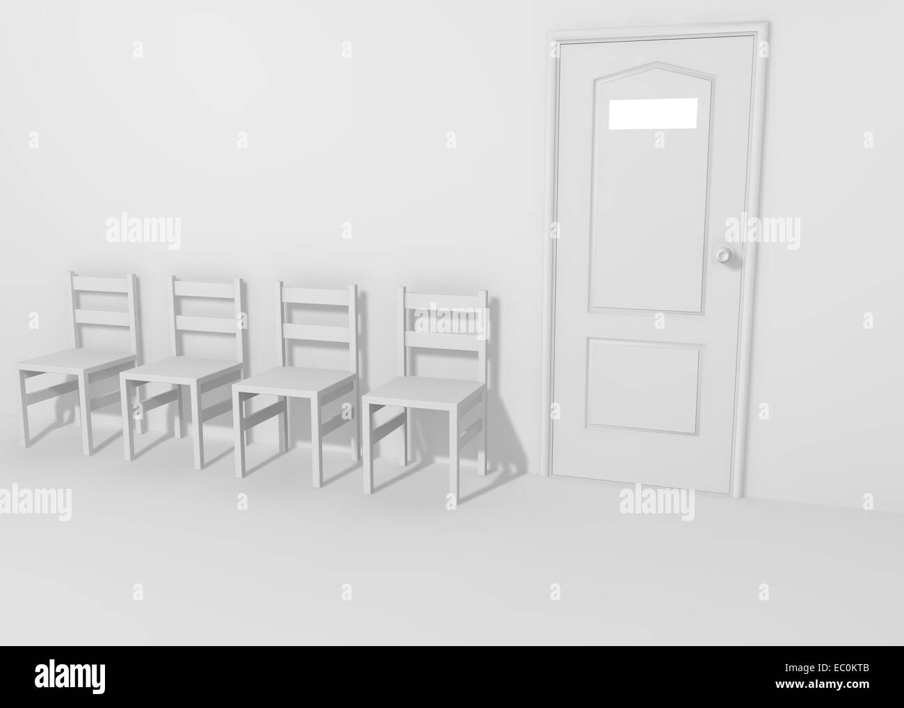 Chairs in waiting Black and White Stock Photos & Images - Alamy