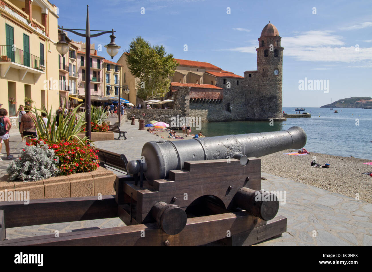 Collioure Harbour Front Stock Photo Alamy Collioure Harbour Front Stock Photo Alamy