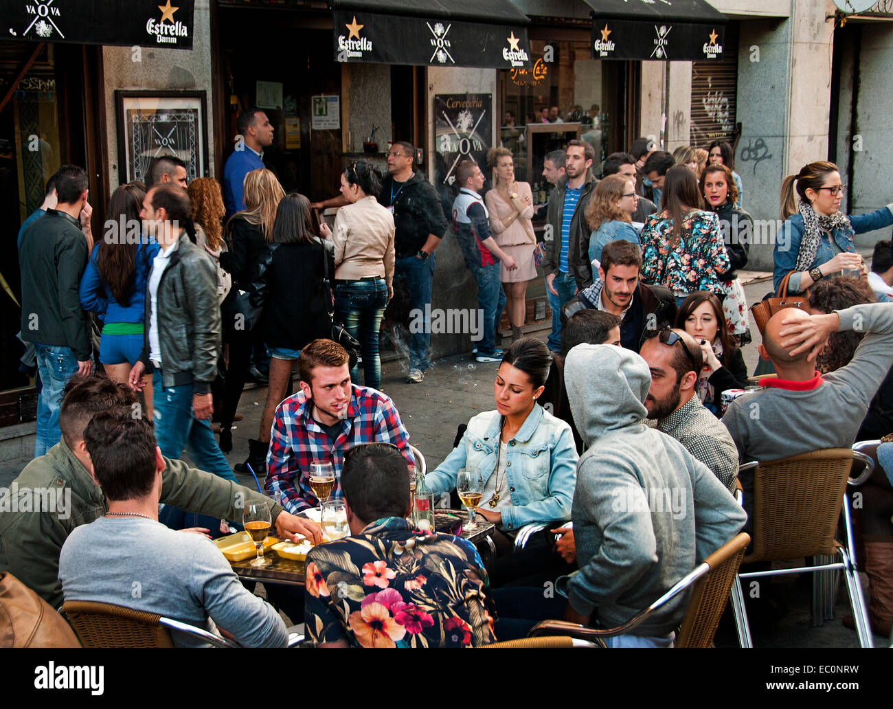 Tapas bars in the calle de la Cava Baja in the La Latina quarter