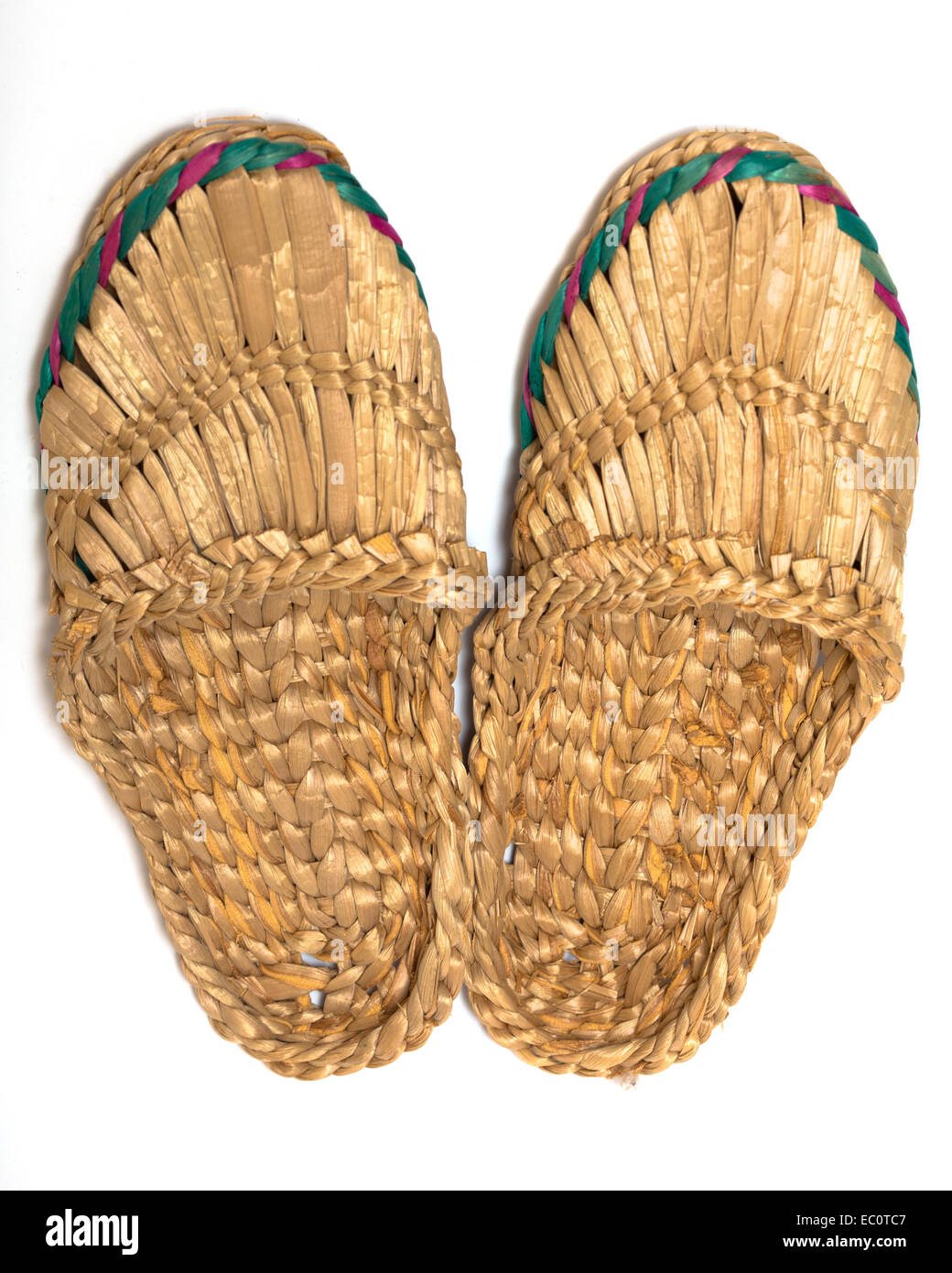 traditional russian vintage shoes lapti Stock Photo - Alamy