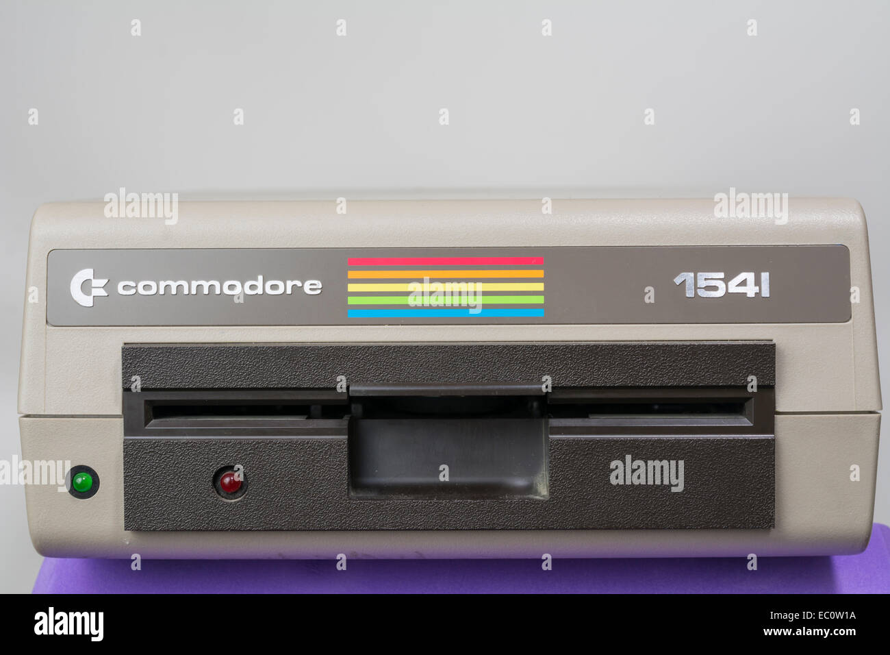 Vintage Computer Commodore 64 Floppy Drive 1541 Stock Photo