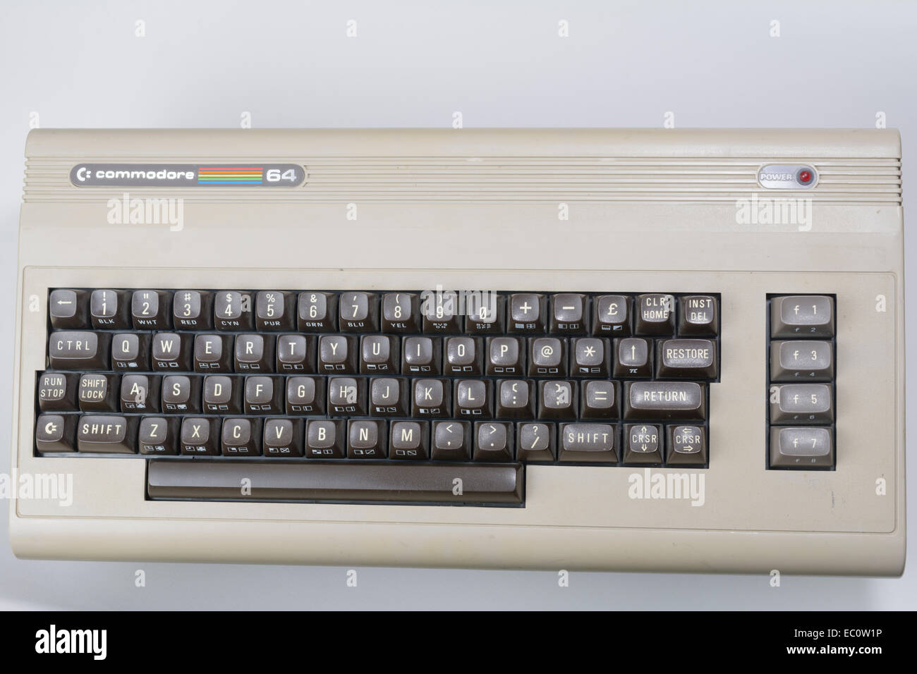 Vintage Computer Commodore 64 Stock Photo