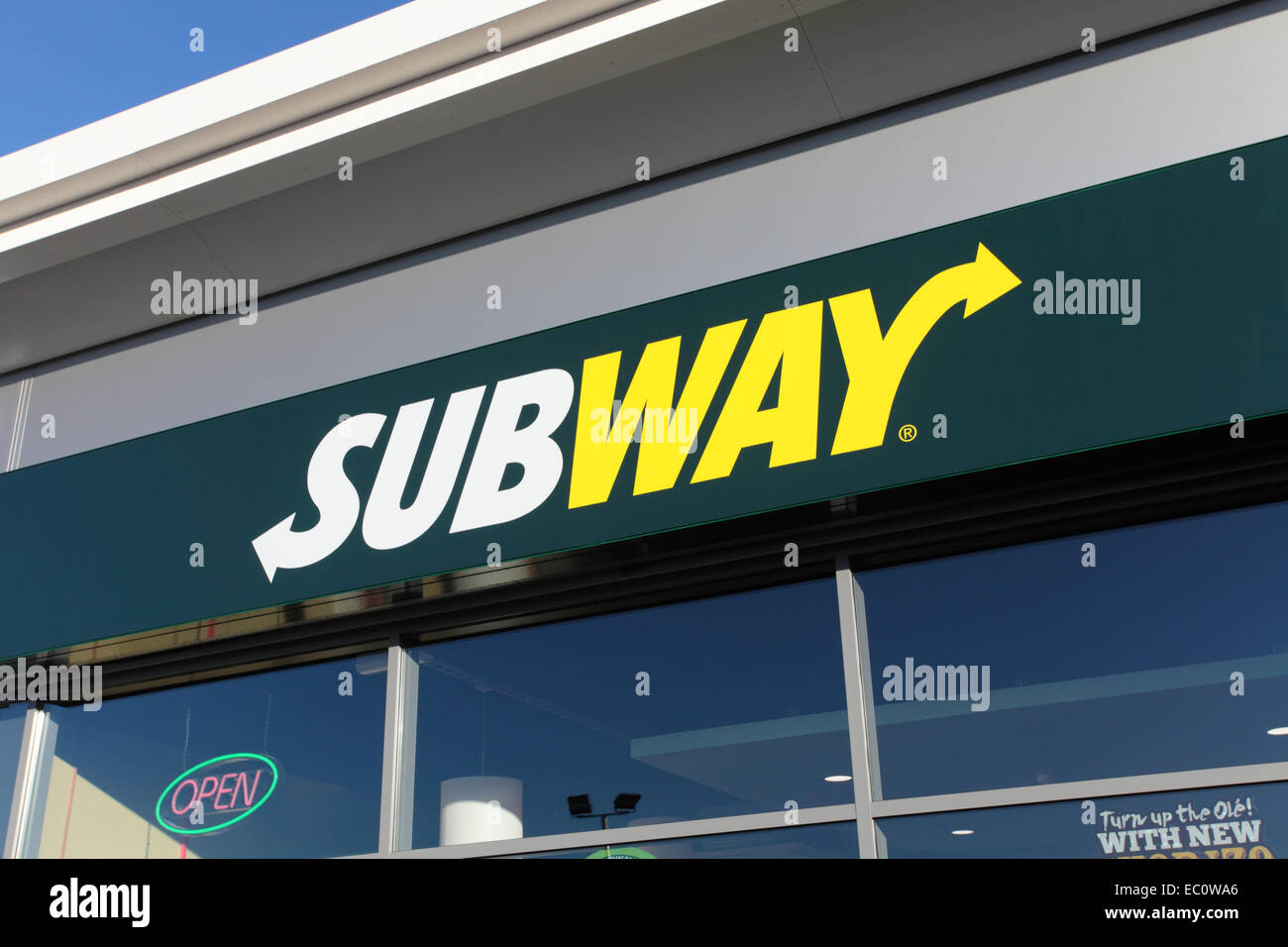 Subway takeaway shop Stock Photo