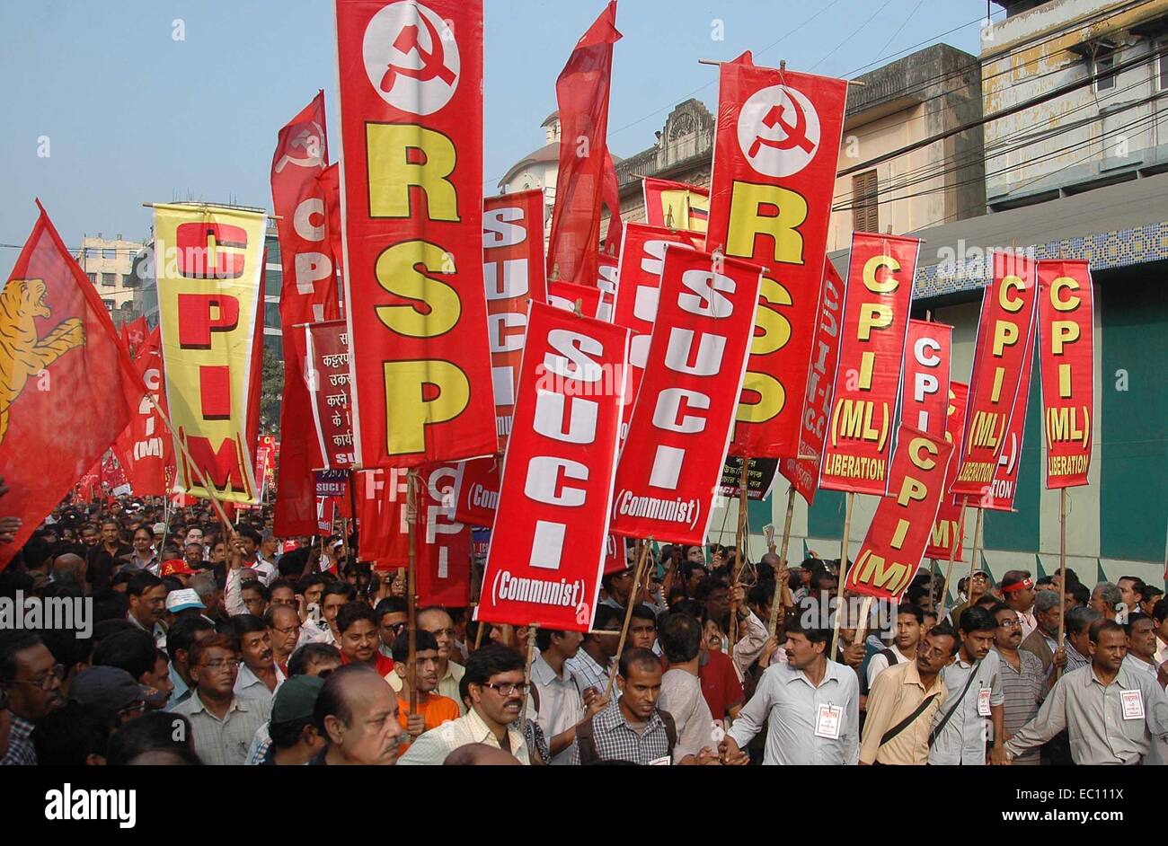 Leftist Activists Sixteen leftist organizational activists take part in a rally during ...