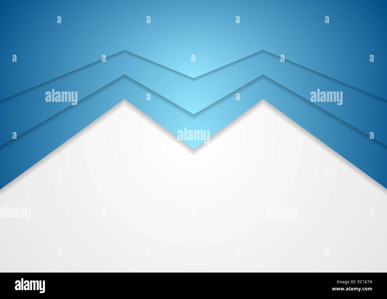 Abstract blue arrow concept background. Vector design Stock Photo - Alamy