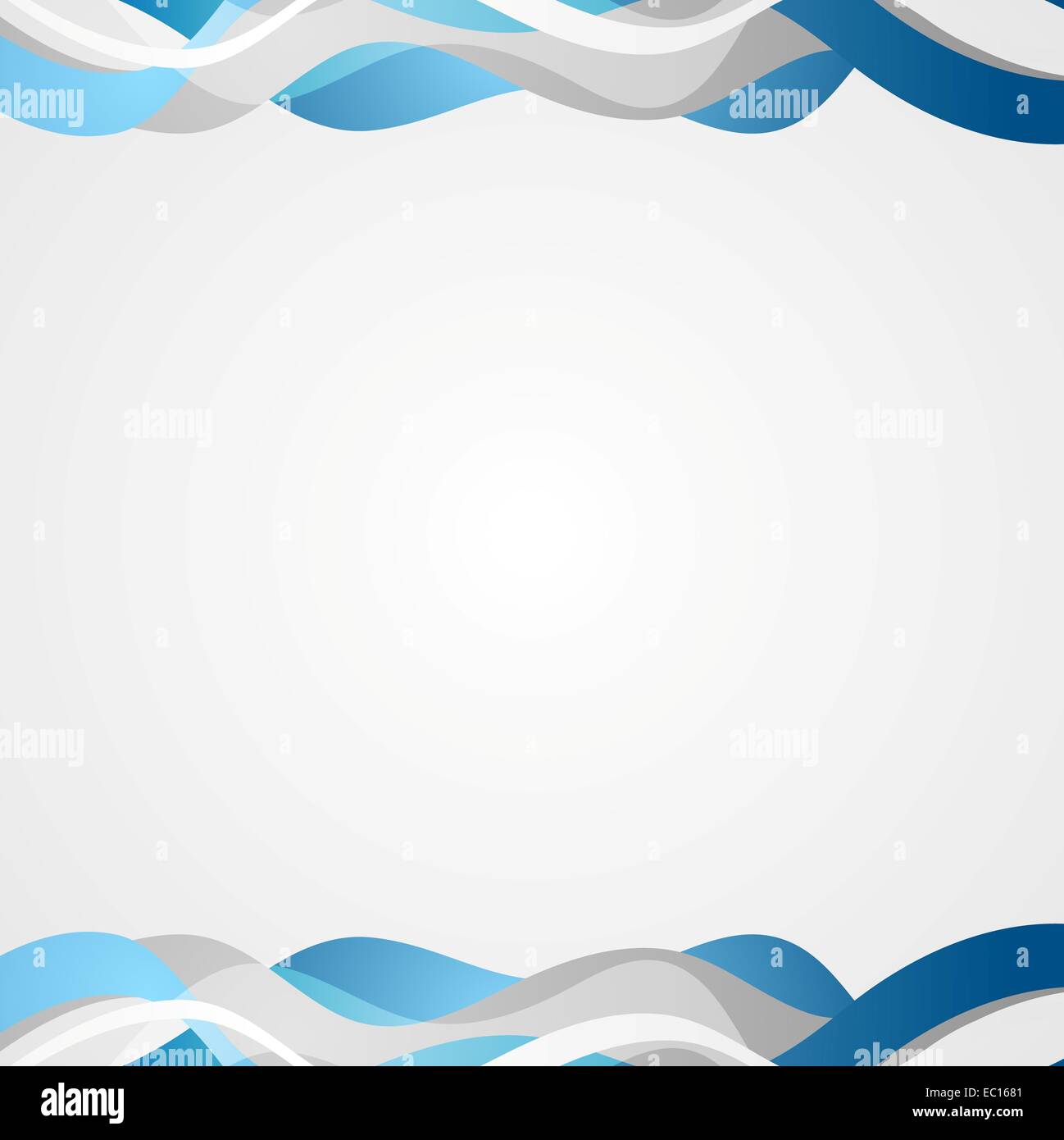 Blue abstract waves modern background. Vector illustration Stock Photo ...