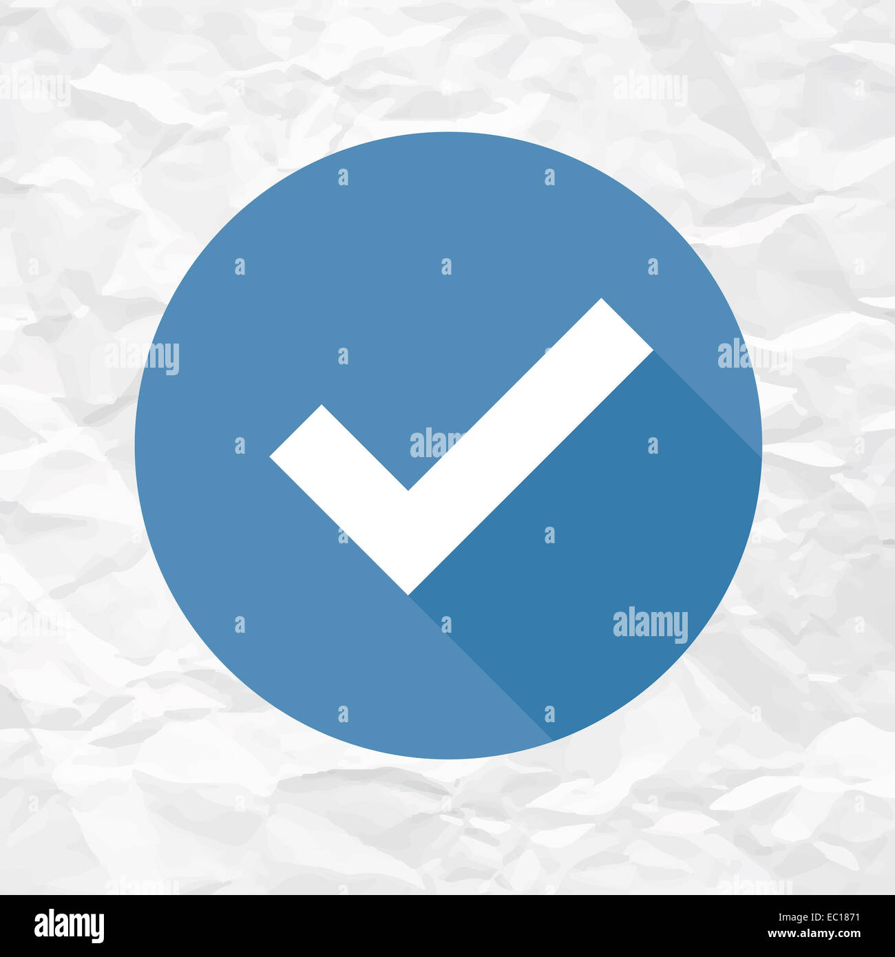 Logo icon check mark hi-res stock photography and images - Alamy