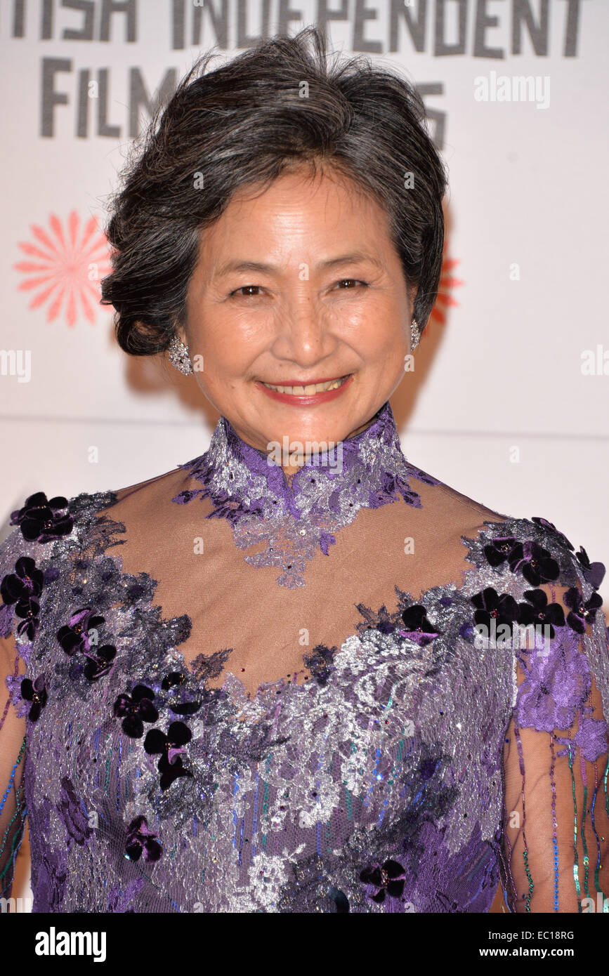 London, UK. 07th Dec, 2014. Cheng Pei Pei attends the Moet British Independent Film Awards 2014 at Old Billingsgate Market on December 7, 2014 in London, England. Photo by See Li Credit:  See Li/Alamy Live News Stock Photo