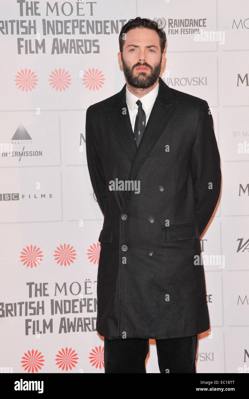 London, UK. 07th Dec, 2014. Guest attends the Moet British Independent Film Awards 2014 at Old Billingsgate Market on December 7, 2014 in London, England. Photo by See Li Credit:  See Li/Alamy Live News Stock Photo