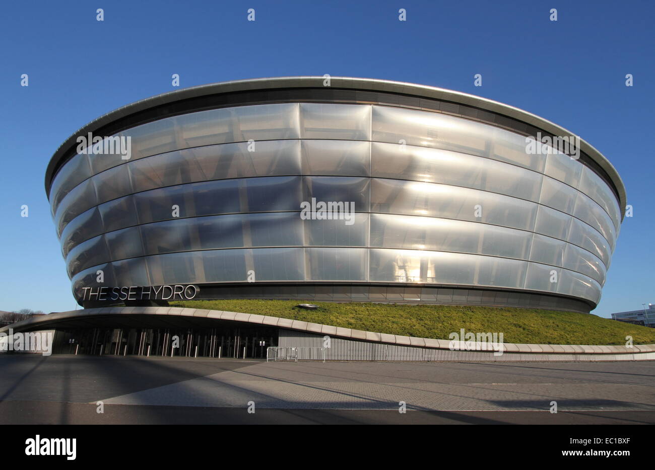 Exterior of the SSE Hydro Glasgow Scotland December 2014 Stock Photo ...