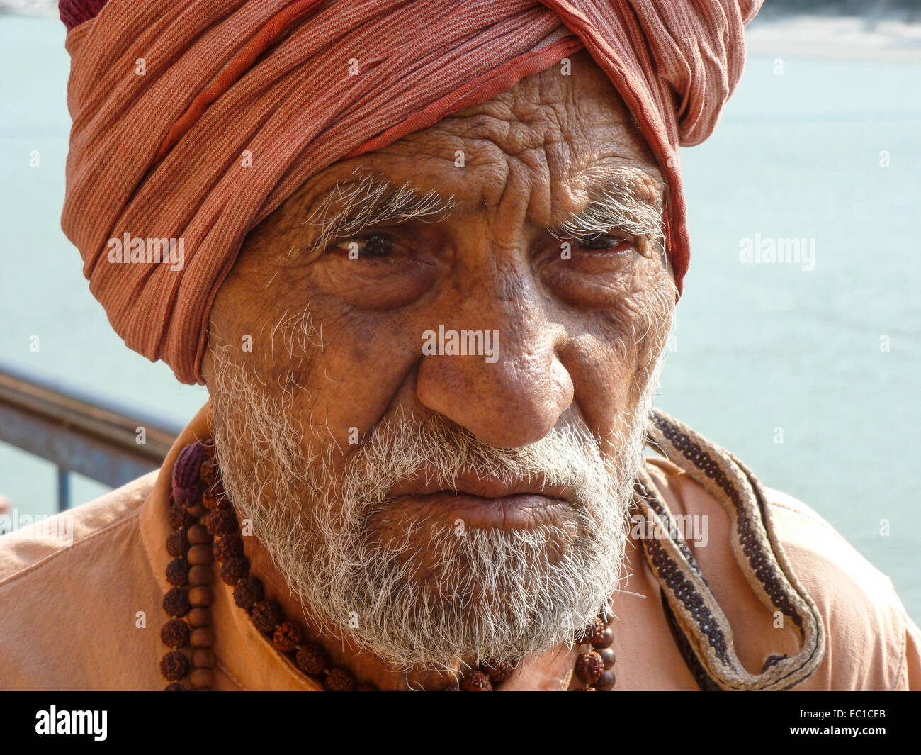 sadhu at india Stock Photo