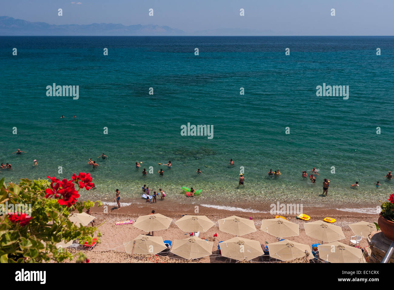 Chranoi beach. Messenia, Peloponnese, Greece Stock Photo