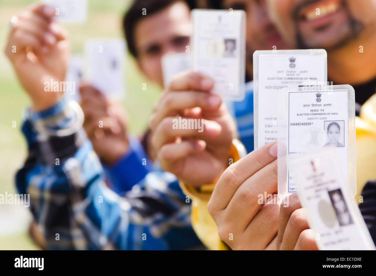 voters id card stock photos voters id card stock images alamy