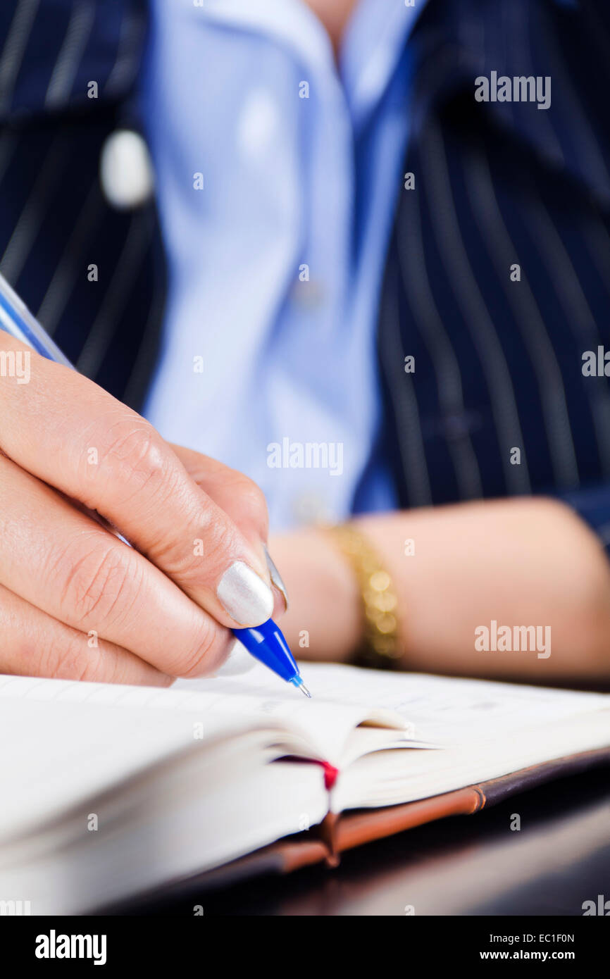 1 indian Business Woman office Working Stock Photo - Alamy