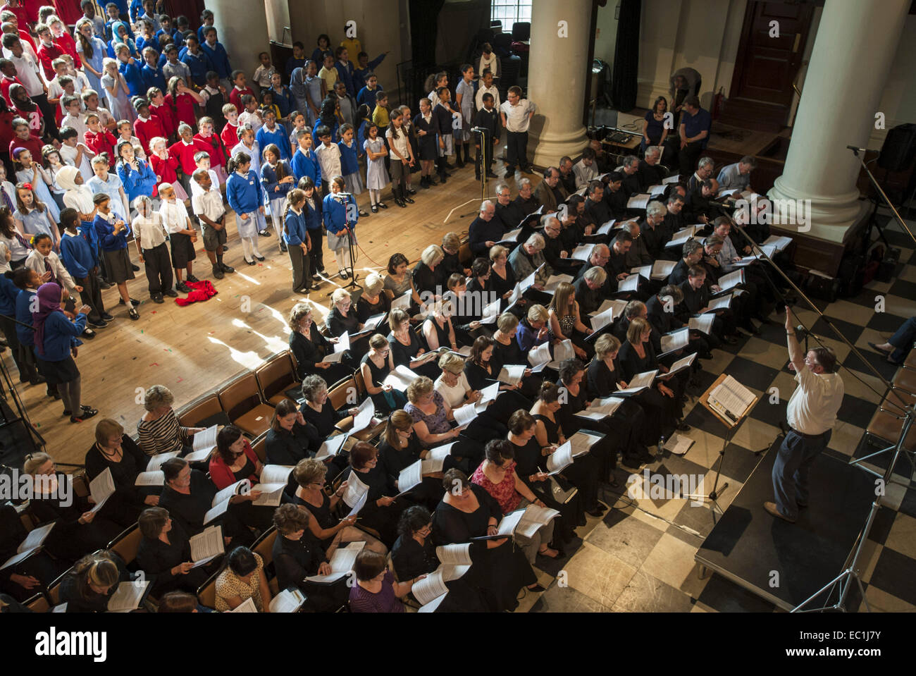 Children choir rehearsal hires stock photography and images Alamy