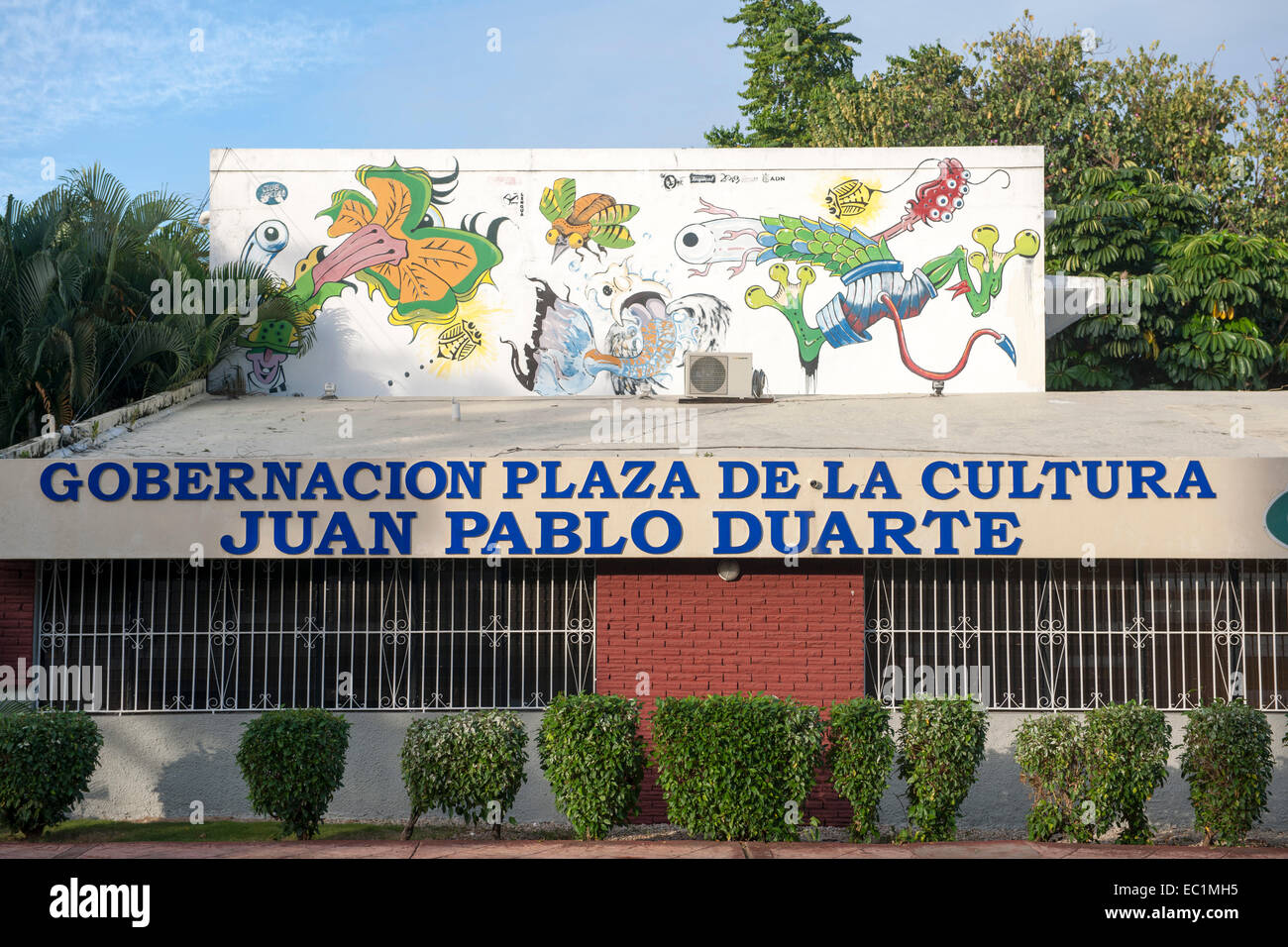 Dominikanische Republik, Santo Domingo, Parque de la Cultura, Stock Photo