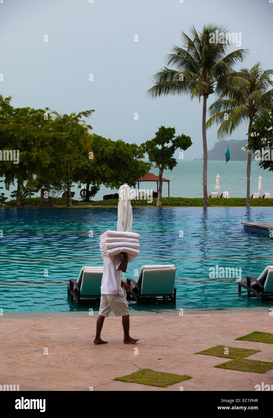 swimming, pool, Langkawi, Malaysia, Asia, Danna, hotel Stock Photo Alamy