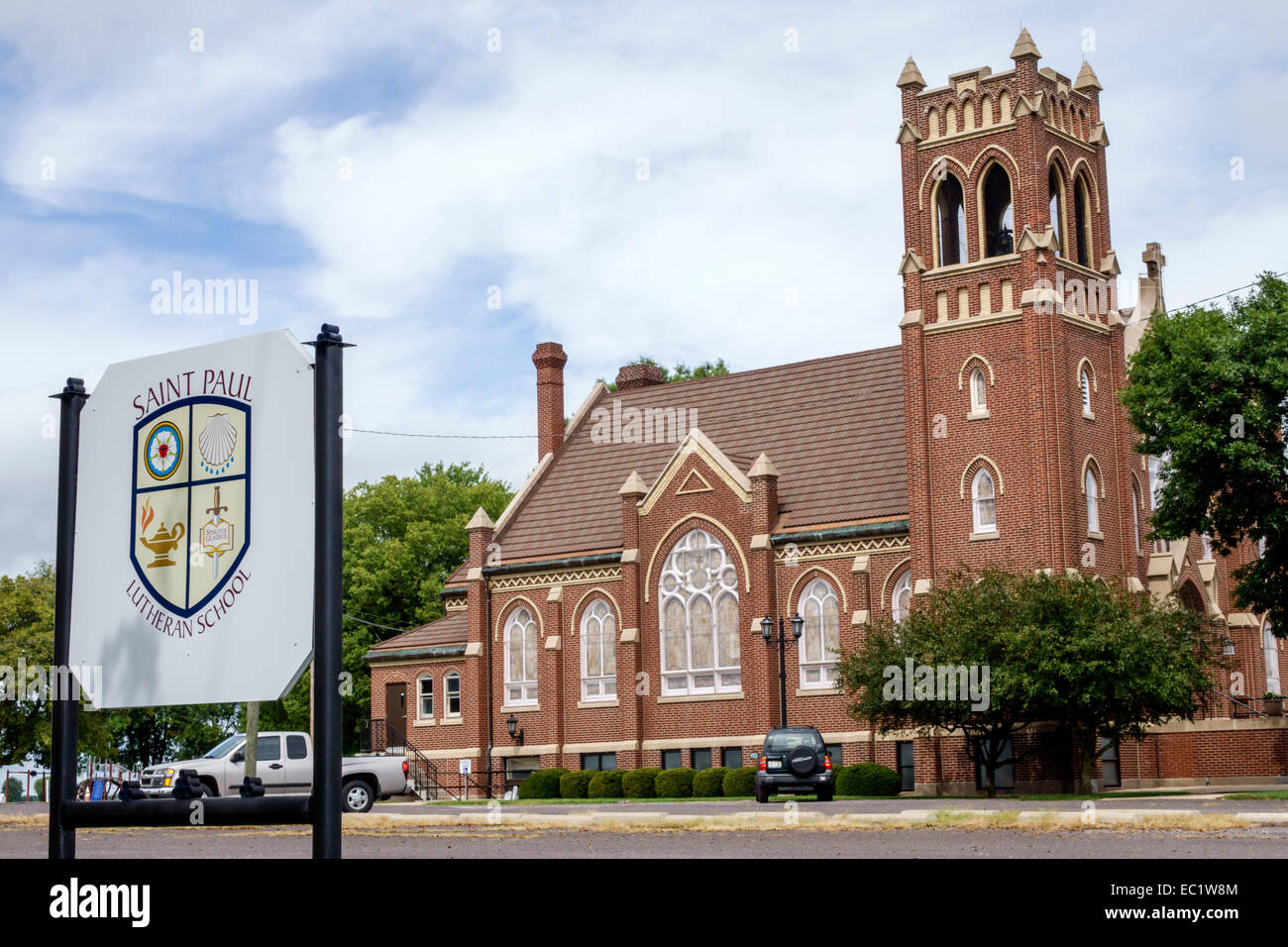 Illinois Worden,historic highway Route 66,TrinitySt. Paul Lutheran