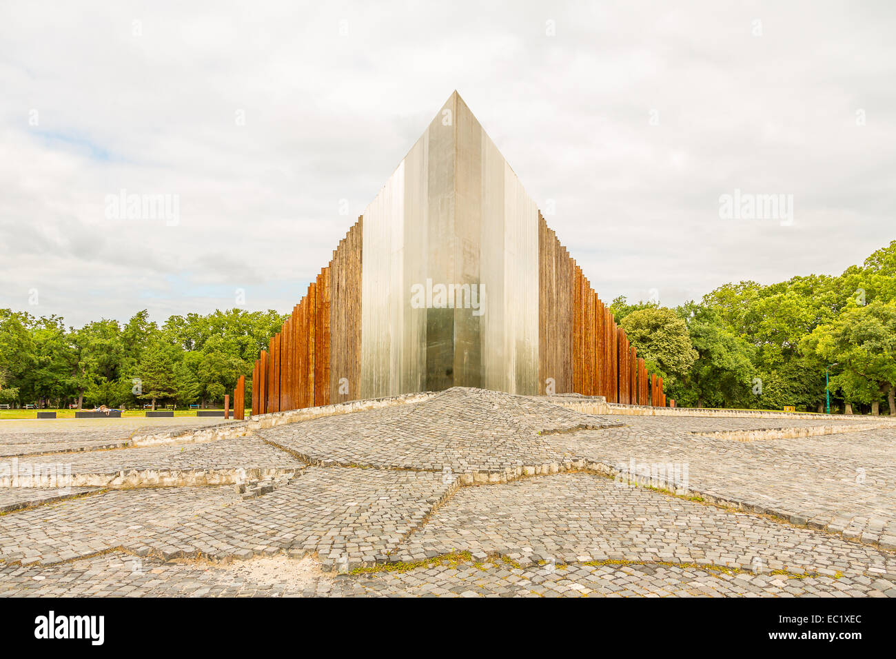Hungary Budapest memorial to 1956 revolution and War of Independence in the City Park Stock Photo
