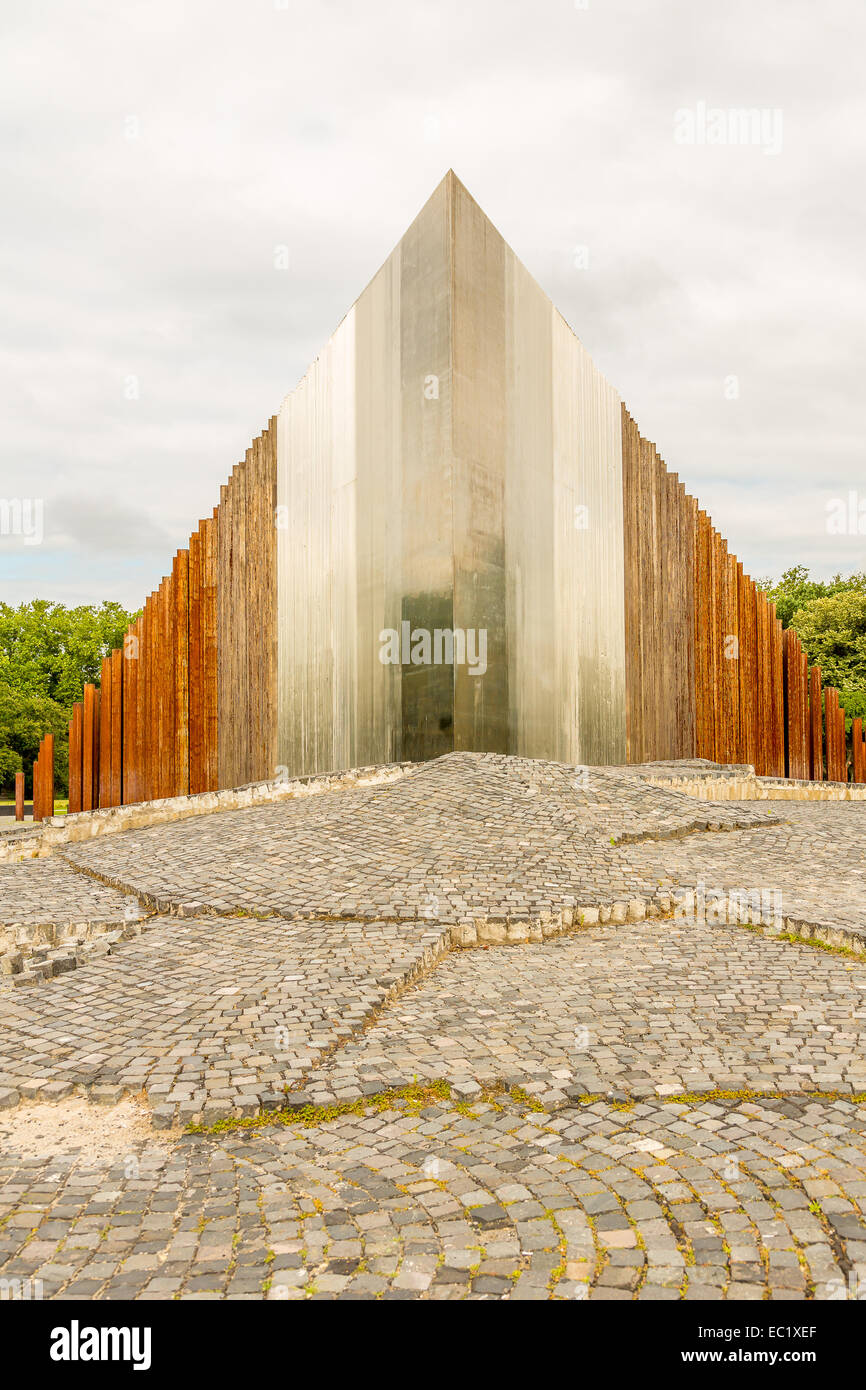 Hungary Budapest memorial to 1956 revolution and War of Independence in the City Park Stock Photo