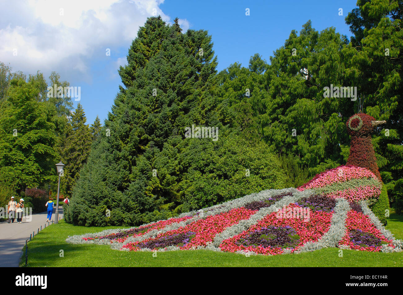 Flowers sculpture, Mainau, Flower Island, Lake Constance, Bodensee