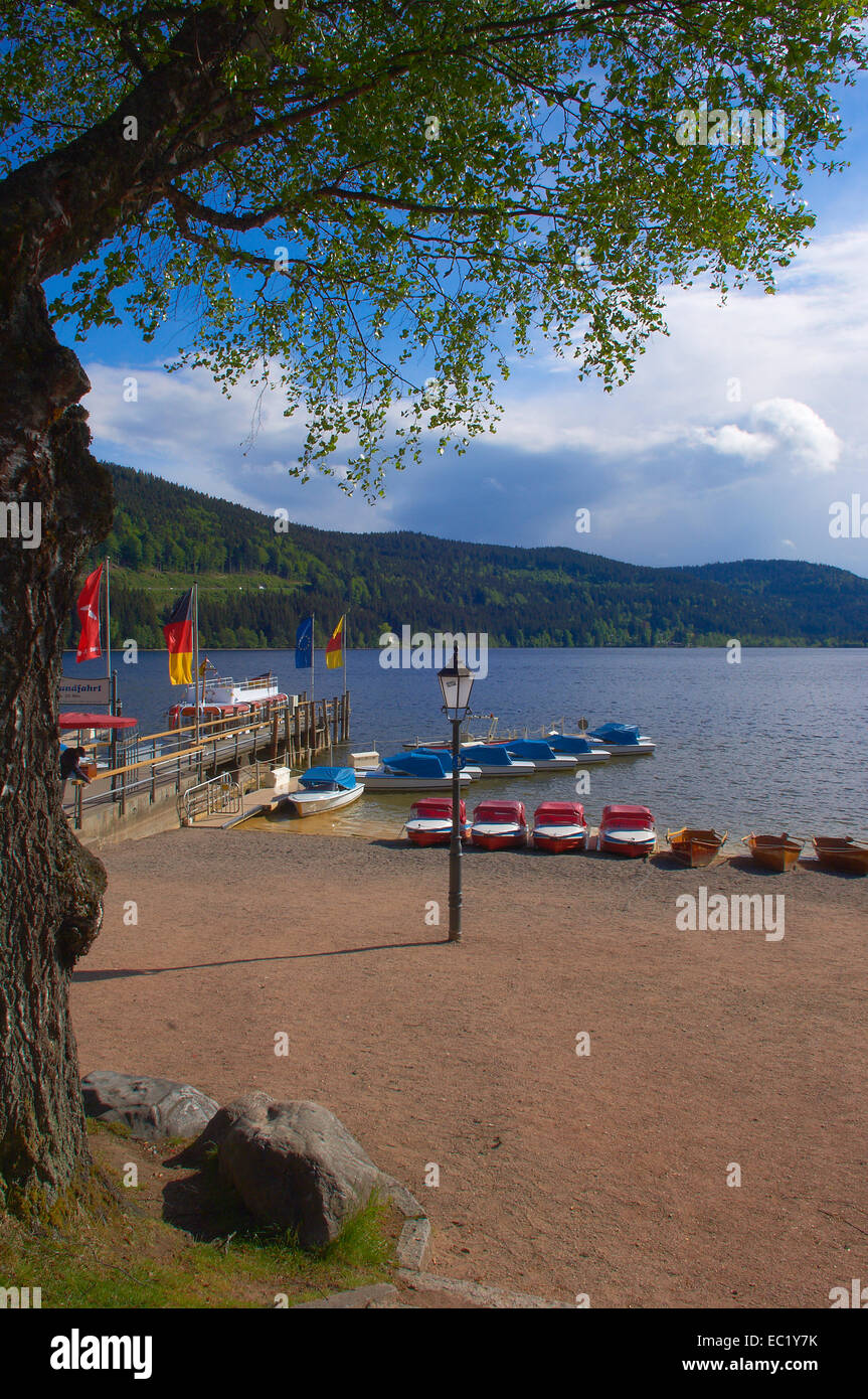 Titisee lake, Schwarzwald, Black Forest, Baden-Wuerttemberg Stock Photo