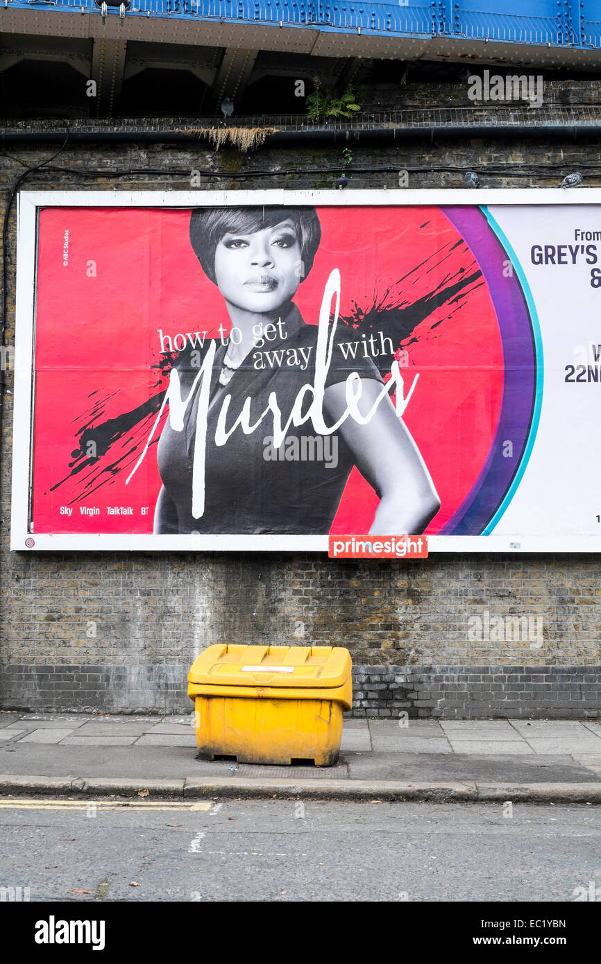 London UK billboard advertising Stock Photo Alamy