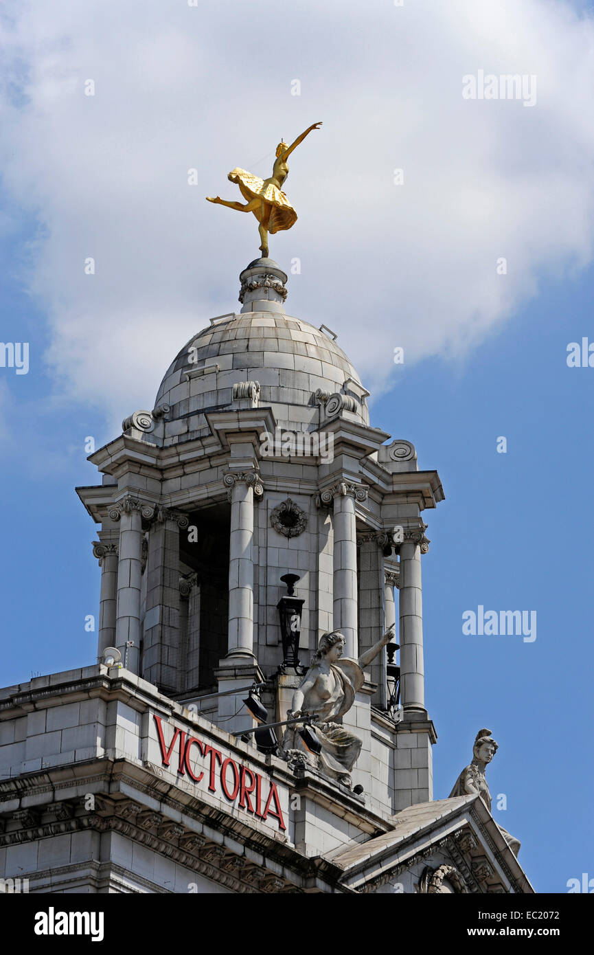 Cupola of the Victoria Palace Theatre, a West End Theatre in Victoria Street, London, England, United Kingdom Stock Photo