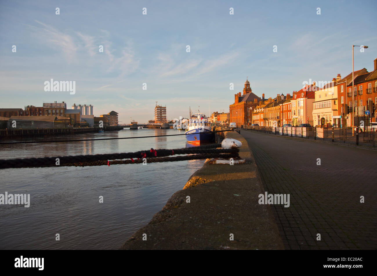 Great Yarmouth Port Haven Harbour South Quay Stock Photo Alamy
