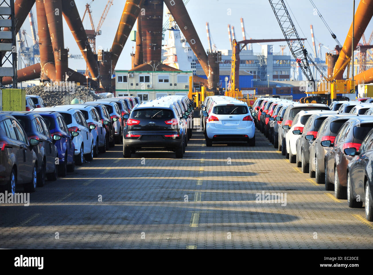 New cars port bremerhaven germany hires stock photography and images