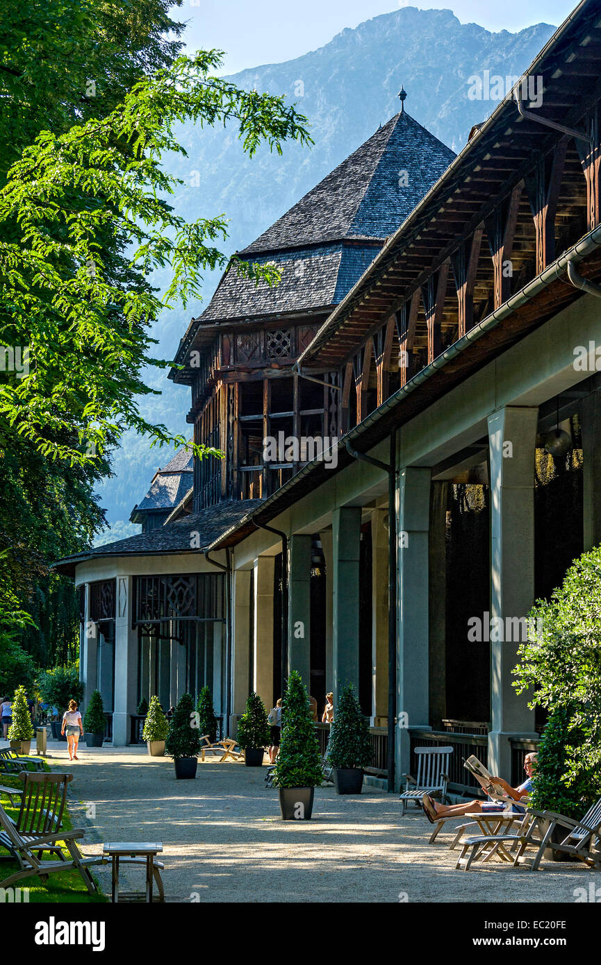 Graduation house, open air saline, spa, Bad Reichenhall, Upper Bavaria, Bavaria Stock Photo