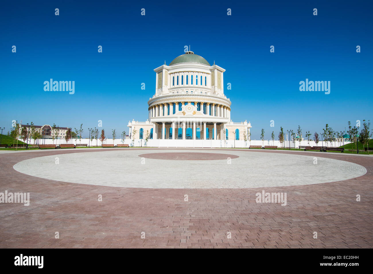 National Opera of Chechnya, Grozny, Chechnya, Caucasus, Russia Stock Photo