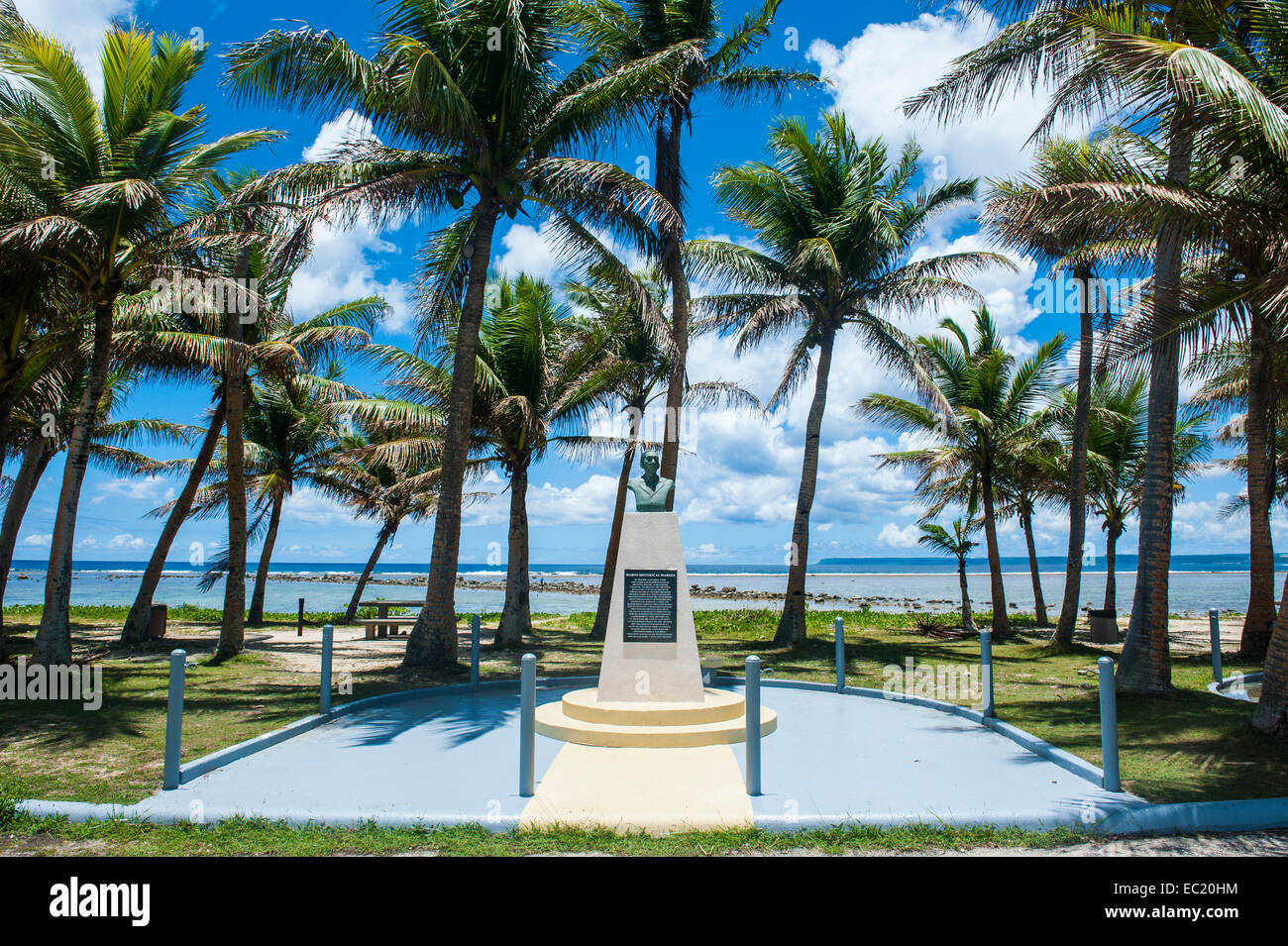 Memorial, War in the Pacific National Historical Park, Guam, US Territory, Central Pacific Stock Photo
