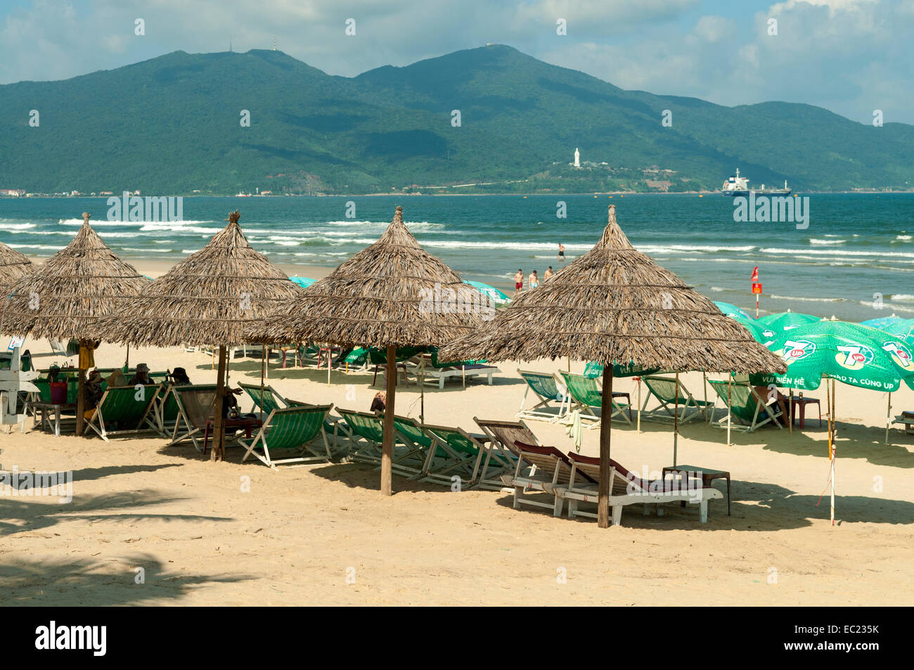 Beach at Da Nang, Vietnam Stock Photo