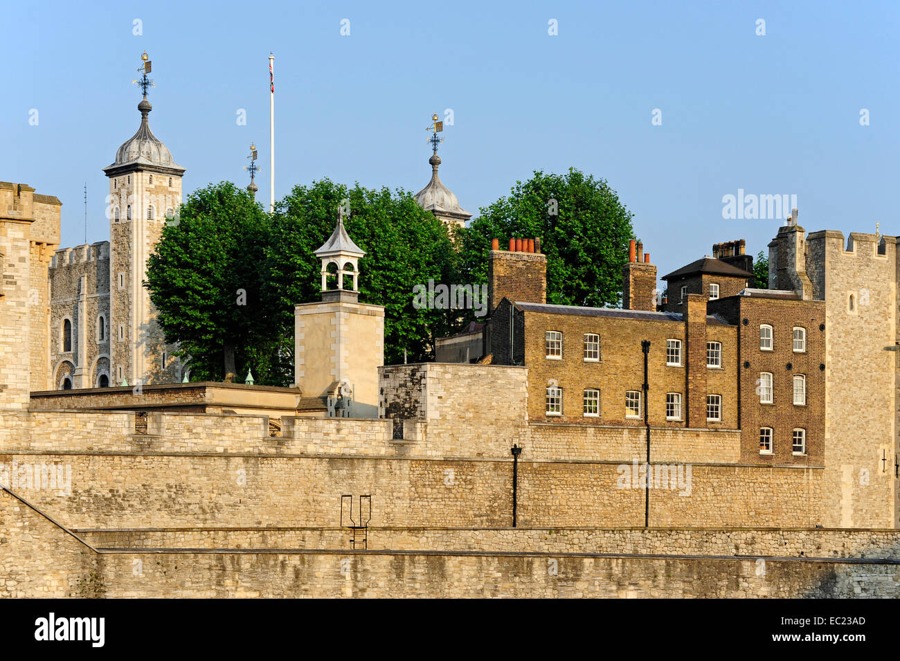 Tower of London, UNESCO World Cultural Heritage site, London, England, United Kingdom Stock Photo