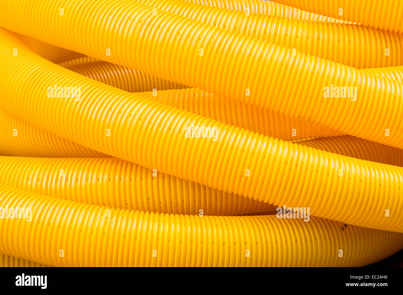 Download Yellow Plastic Industrial Construction Tubes Stock Photo Alamy Yellowimages Mockups