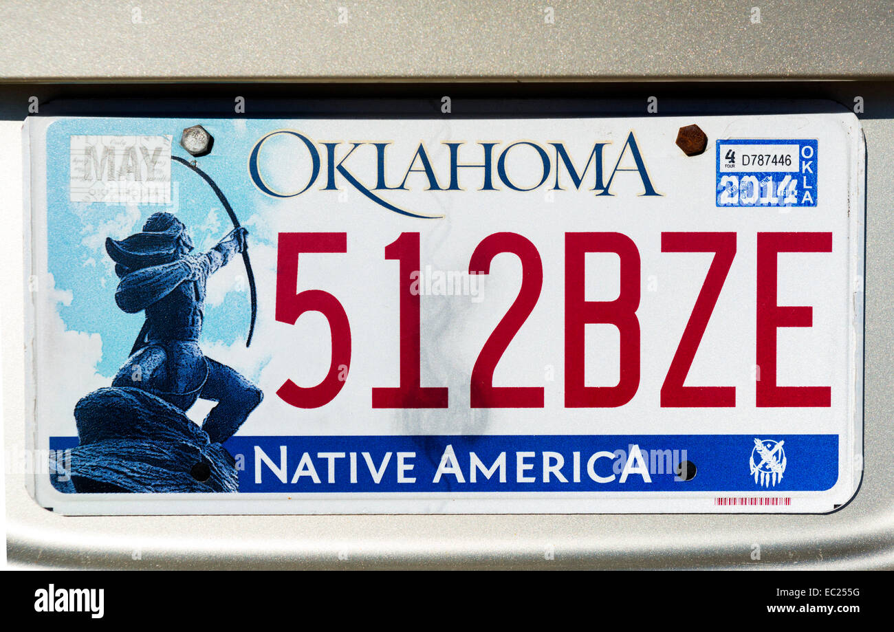 Oklahoma license plates hires stock photography and images Alamy