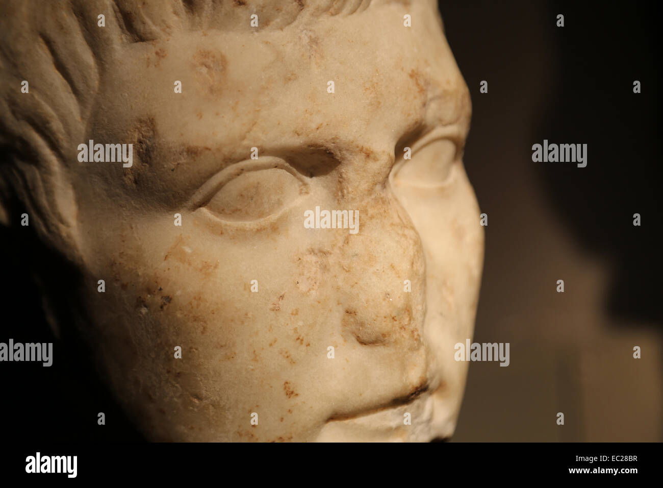 Funeral Portrait Rome Roman art. Funerary portrait.1st c. AD. Excavations of the Roman walls ...