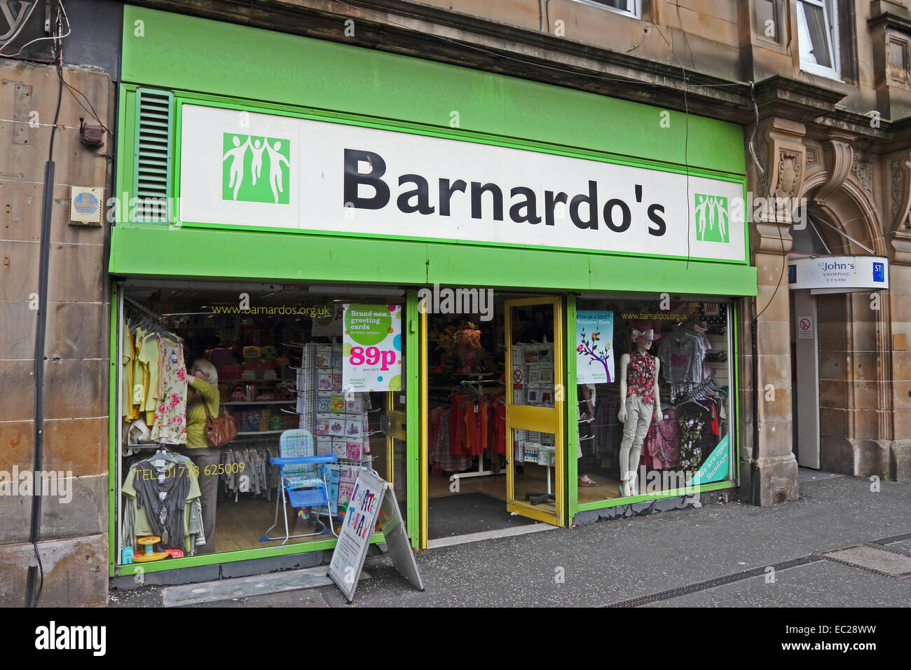 Barnado's charity shop hires stock photography and images Alamy