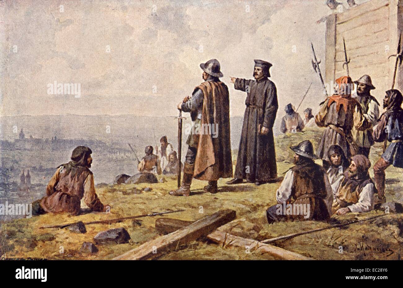 History. Czech Republic (Bohemia). The hussite army leader Jan Zizka On