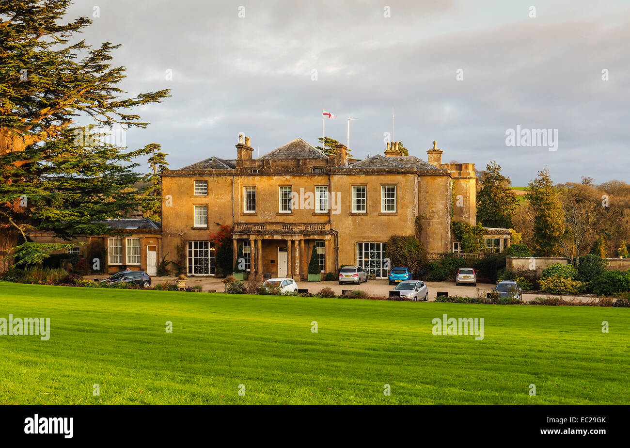Cricket St.Thomas Manor House, Somerset, England, UK Stock Photo