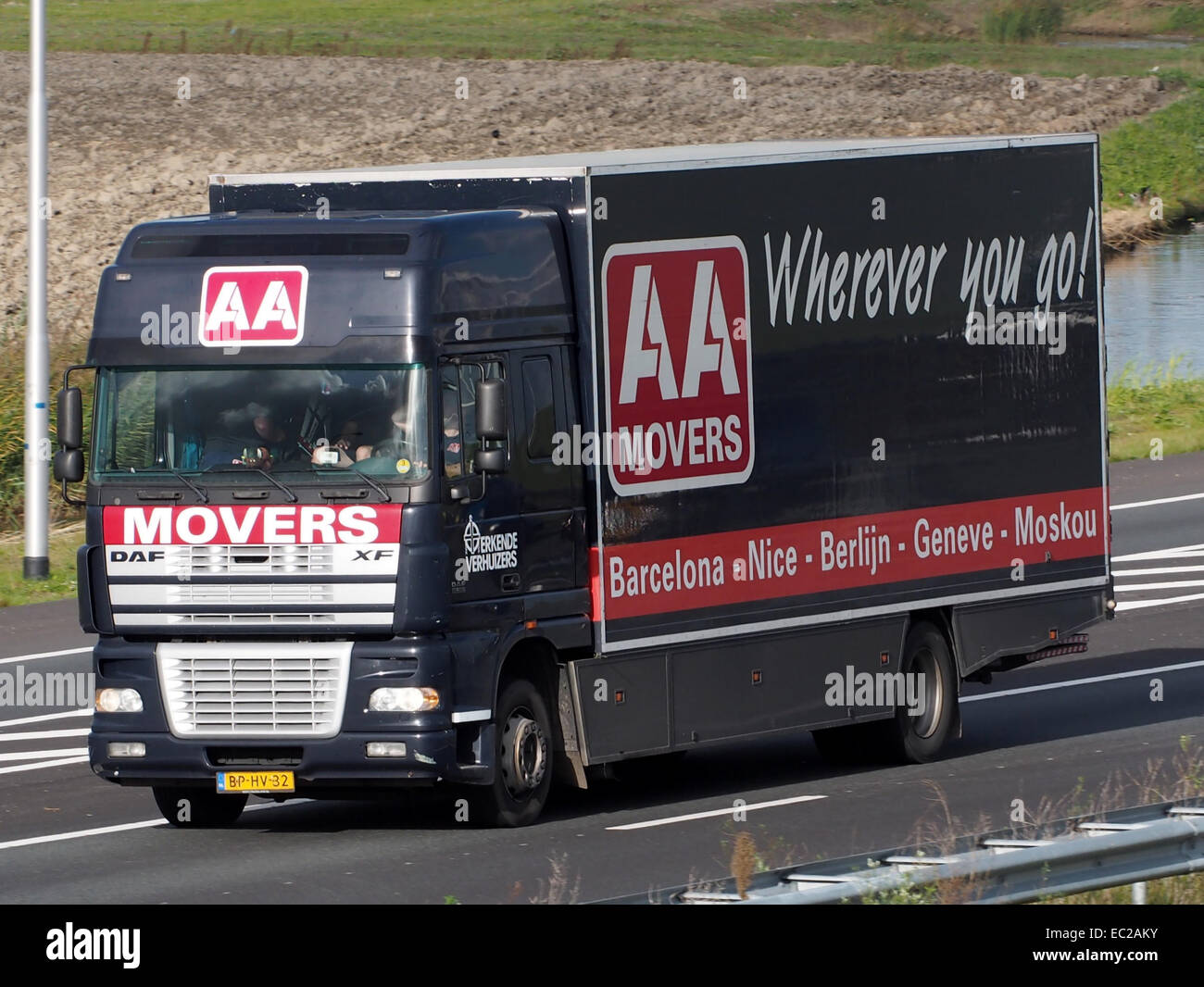 DAF AE47XS, AA movers Stock Photo