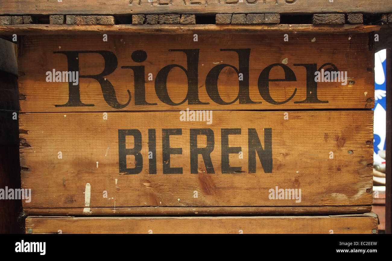 Ridder bieren bierkrat Stock Photo Alamy